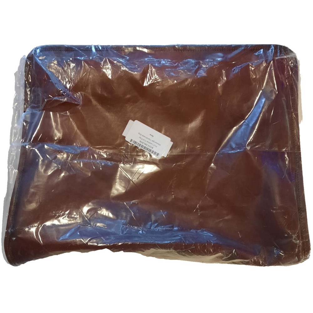 HLC Leather Full Flap Messenger Handmade Bag - 15" x 12" NEW
